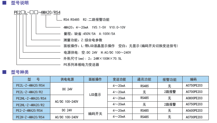 PE單相電量變送器型號.png